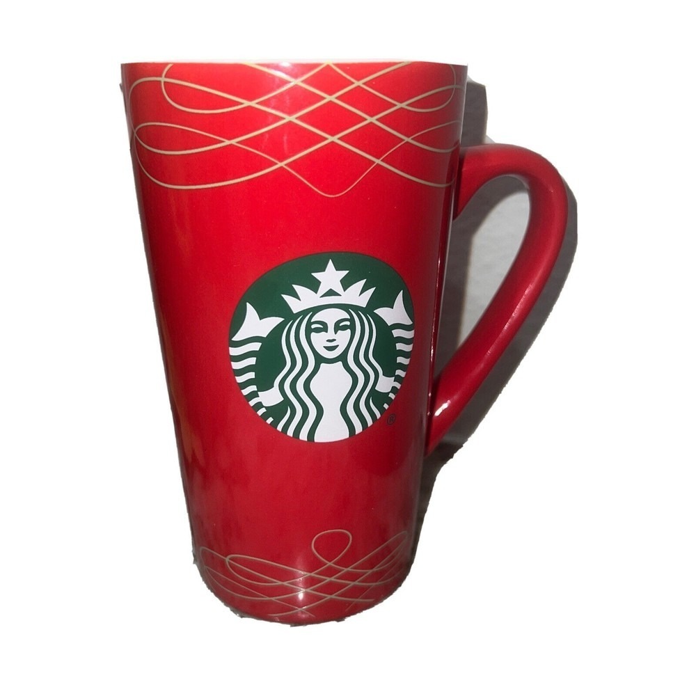 Starbucks Red‎ Holiday Christmas Cup 2020 Tall Ceramic Mug 16oz. Mermaid Logo